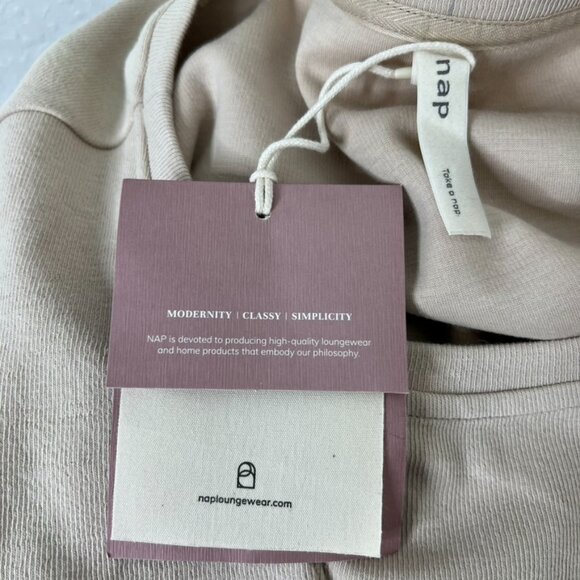 NAP Loungewear Draped Shawl Knit Tunic S #QuietLuxury #OldMoney #comfort#cozyNWT - Picture 3 of 16